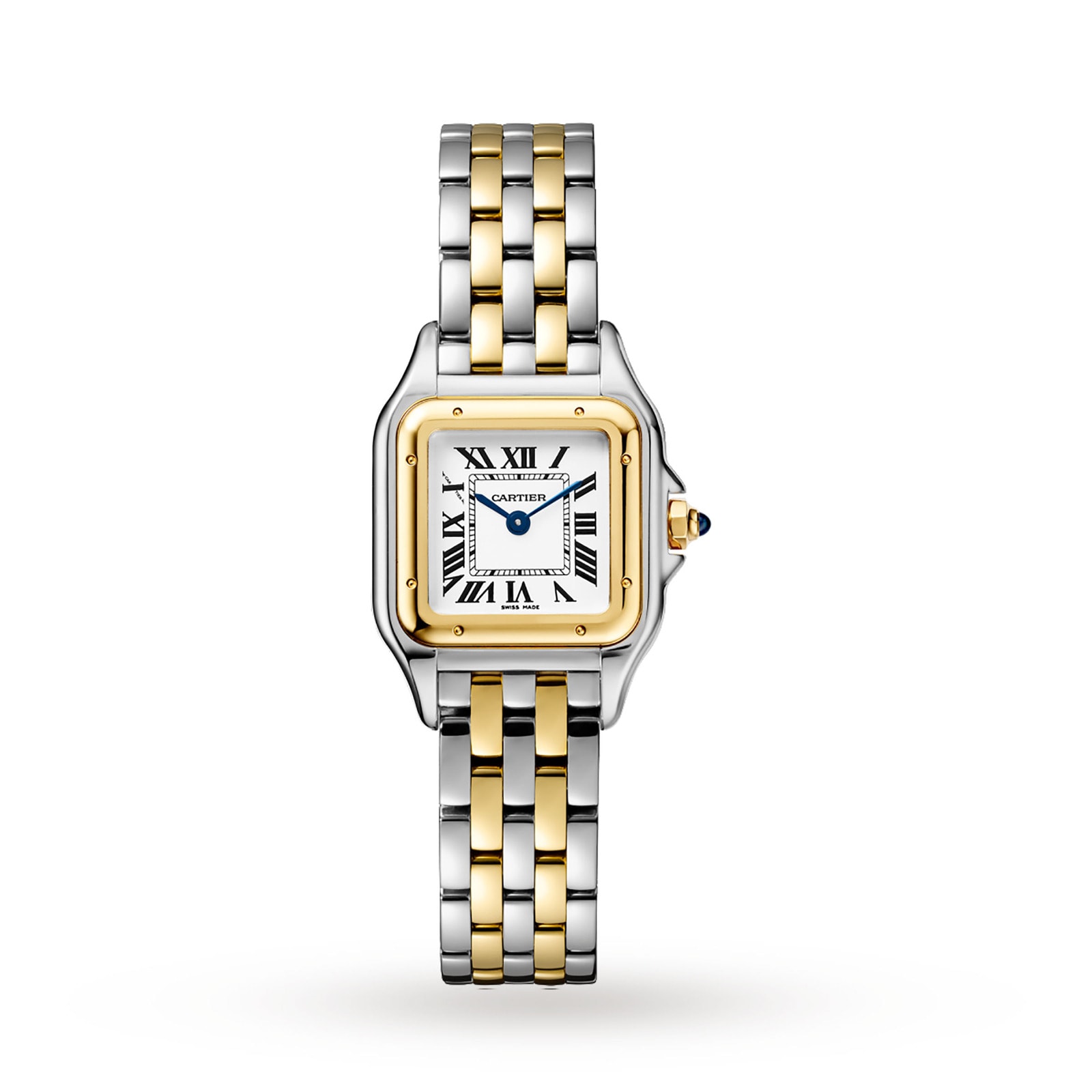 Cartier Panthère Small Watch, Quartz Motion, Yellow Gold and Metal